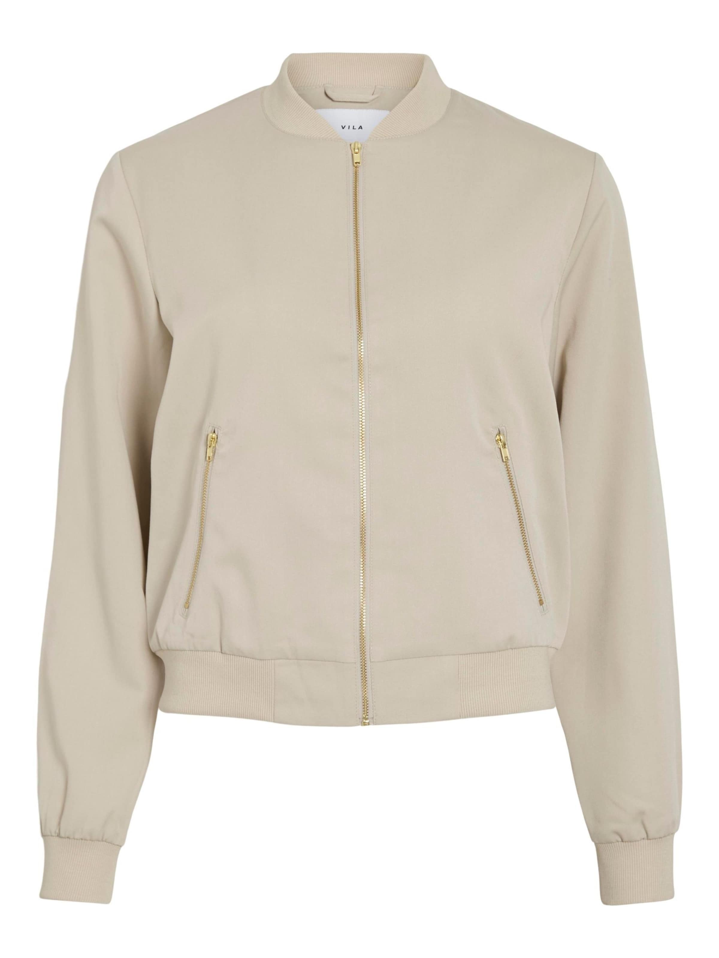 VILA Veste mi-saison 'VIBUBBLE' en taupe, Vue avec produit