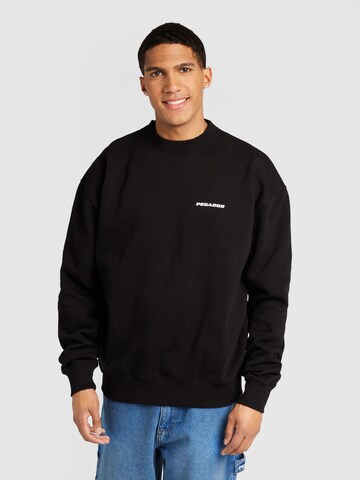 Sweat-shirt Pegador en noir : devant