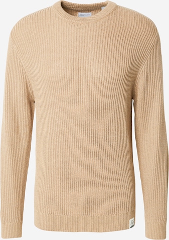 Only & Sons Sweater 'ONSFERGAL' in Beige: front