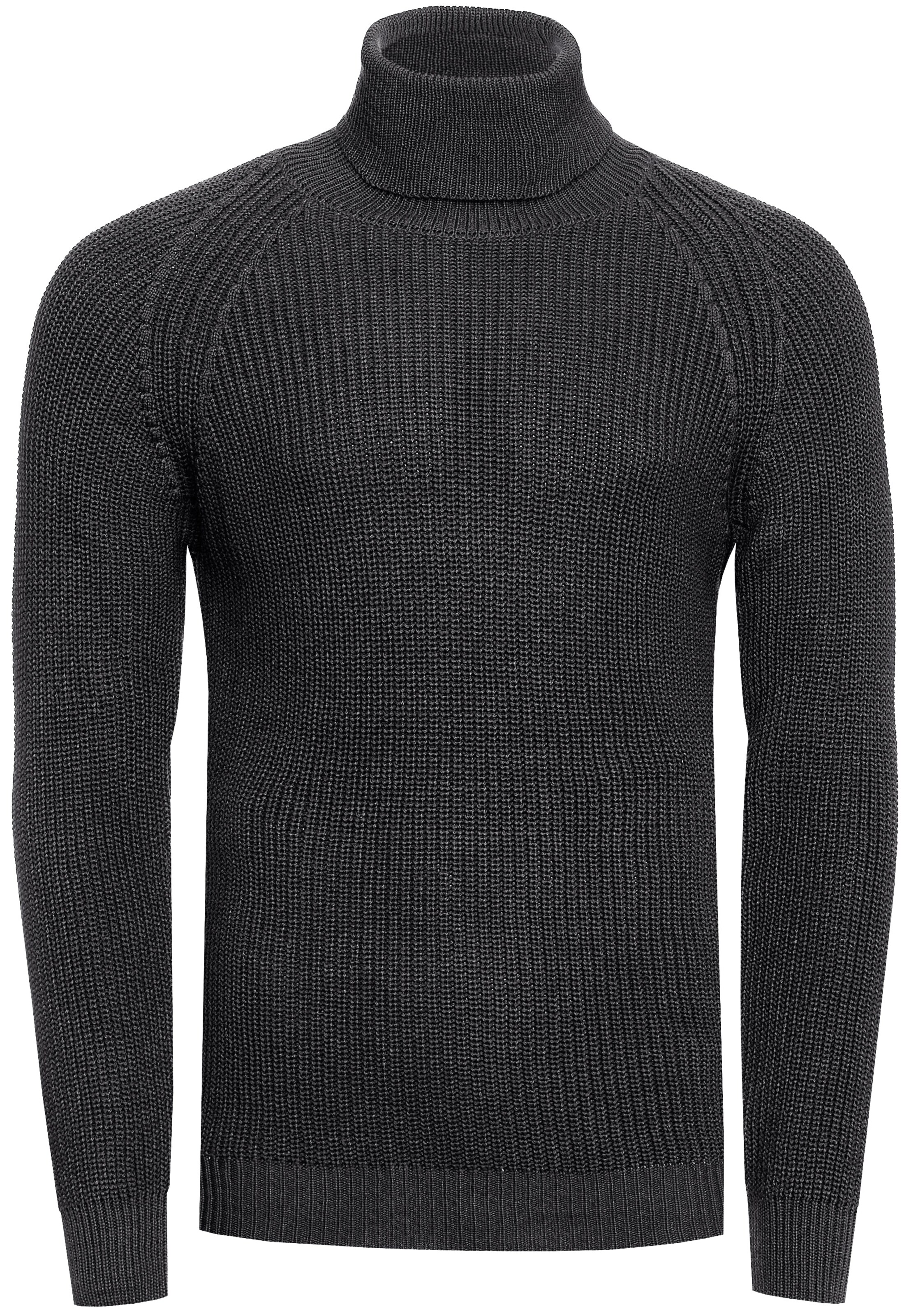 Rusty Neal Pullover in Grau: Vorderseite