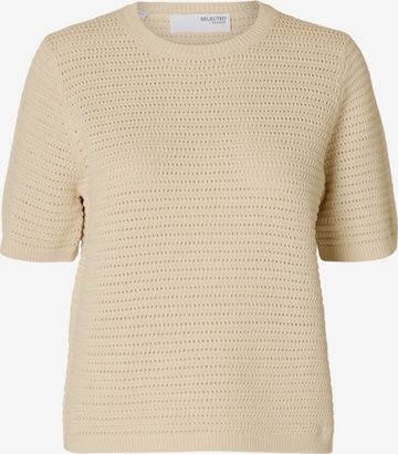 smėlio SELECTED Megztinis 'SLFVinna': priekis
