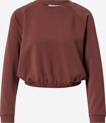 ABOUT YOU Sweatshirt 'Hailey' in Braun: predná strana