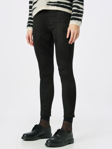 BLUE SEVEN Slimfit Broek in Zwart: voorkant