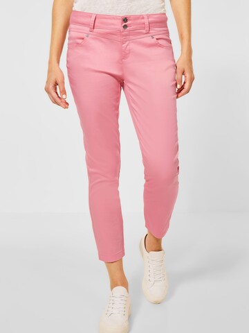 STREET ONE - Slimfit Pantalón en rosa: frente