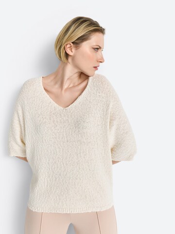 Pull-over Rich & Royal en blanc : devant