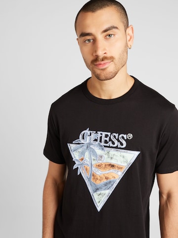 GUESS T-Shirt in Schwarz