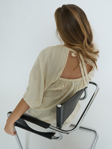 minus Blouse 'Vida' in Beige
