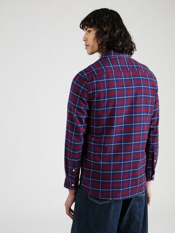 TOMMY HILFIGER Regular Fit Hemd in Rot