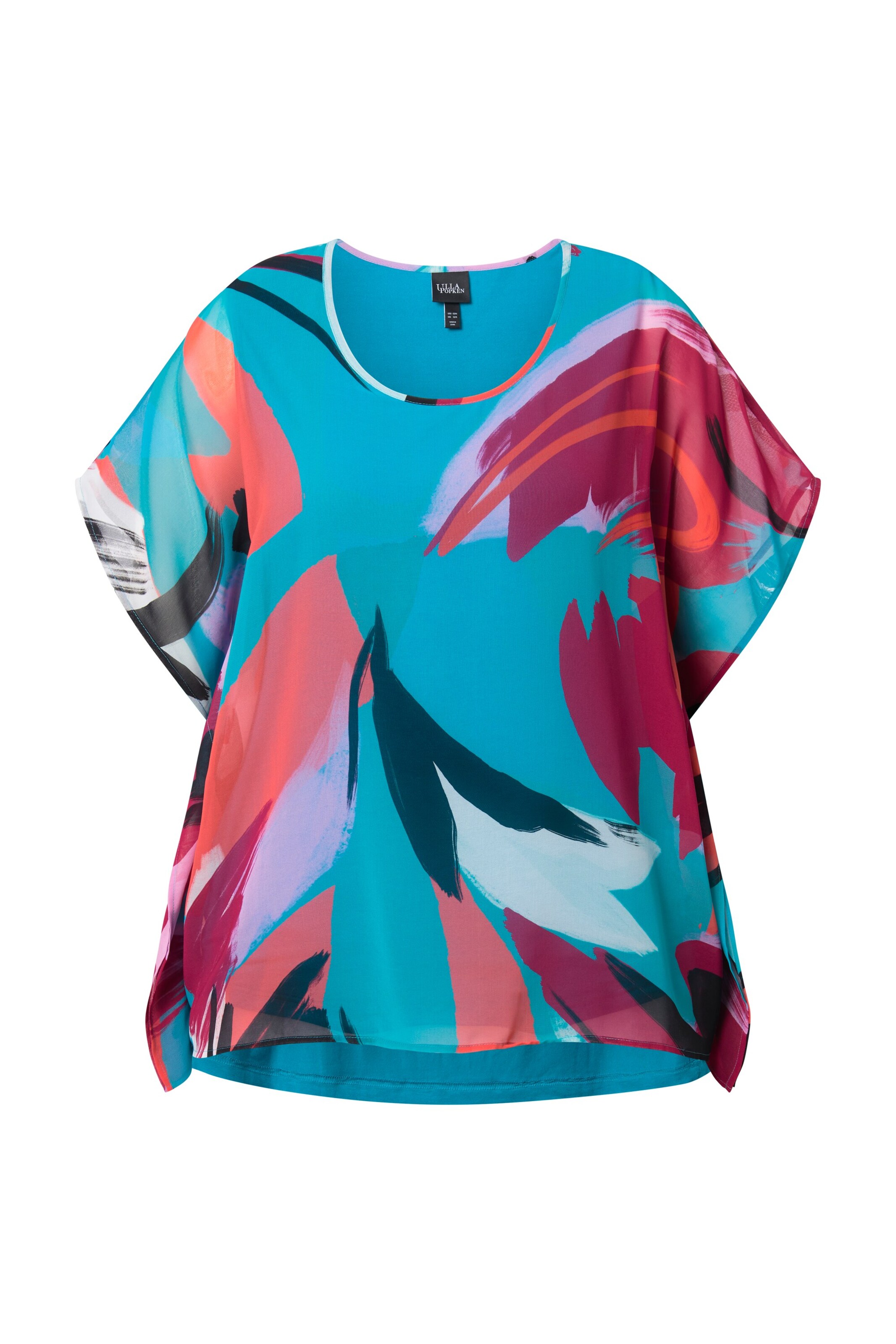 Ulla Popken Blouse in Blue / Mixed colours, Item view