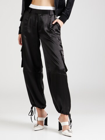 Loosefit Pantaloni cargo di Juicy Couture in nero: frontale