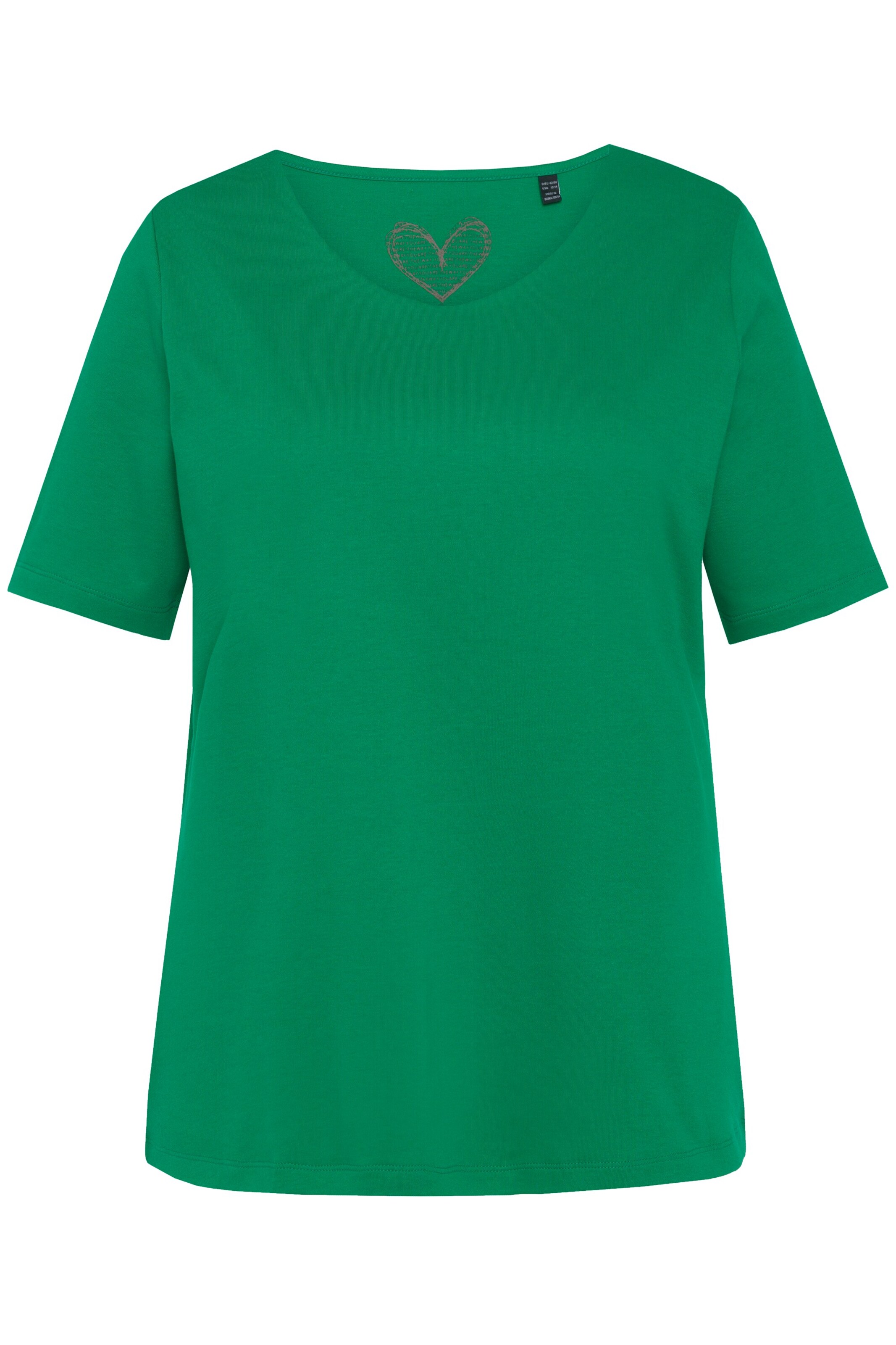 Ulla Popken Shirt in Groen: voorkant
