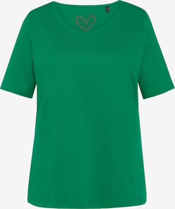 Ulla Popken T-Shirt in Grün: Vorderseite