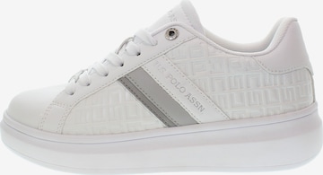 Sneaker bassa di U.S. POLO ASSN. in bianco: frontale