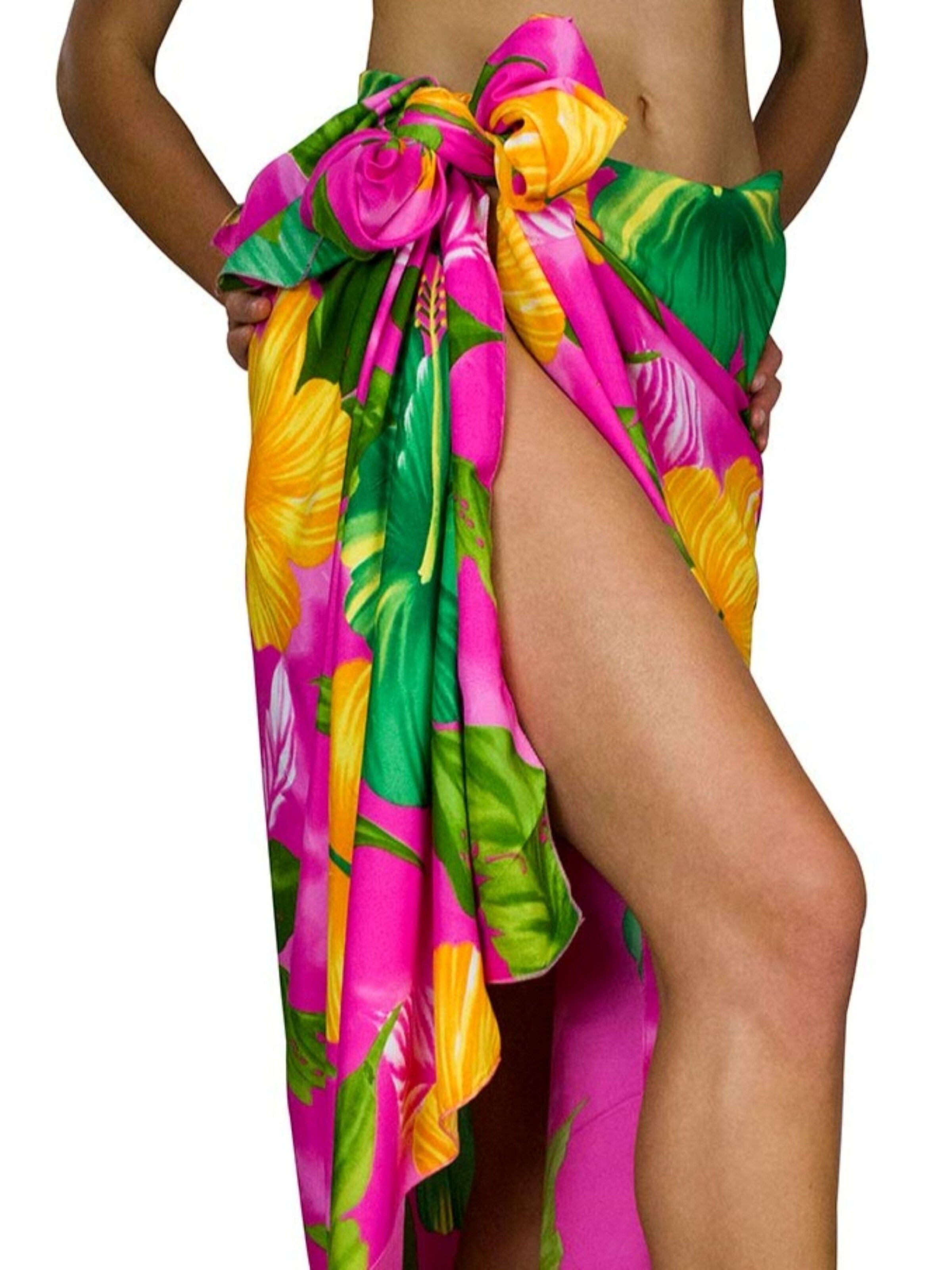 King Kameha Beach Towel 'Big Flower' in Pink