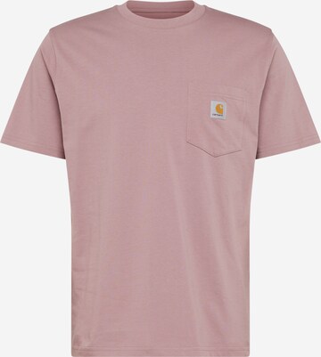 Carhartt WIP - Camisa em roxo: frente