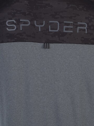 T-Shirt fonctionnel Spyder en gris