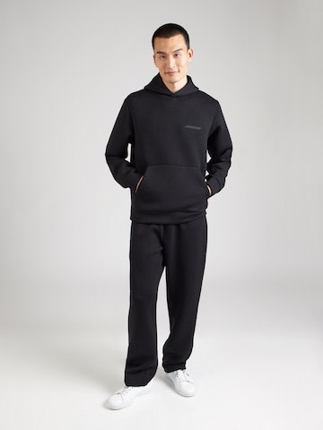 JACK & JONES Sweatsuit 'JCOFUSION ' in Black: front