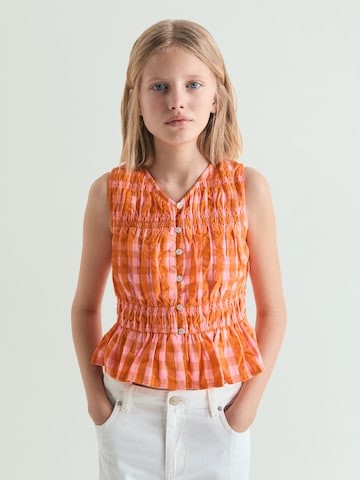 Coupe slim Chemise ' ' Scalpers en orange