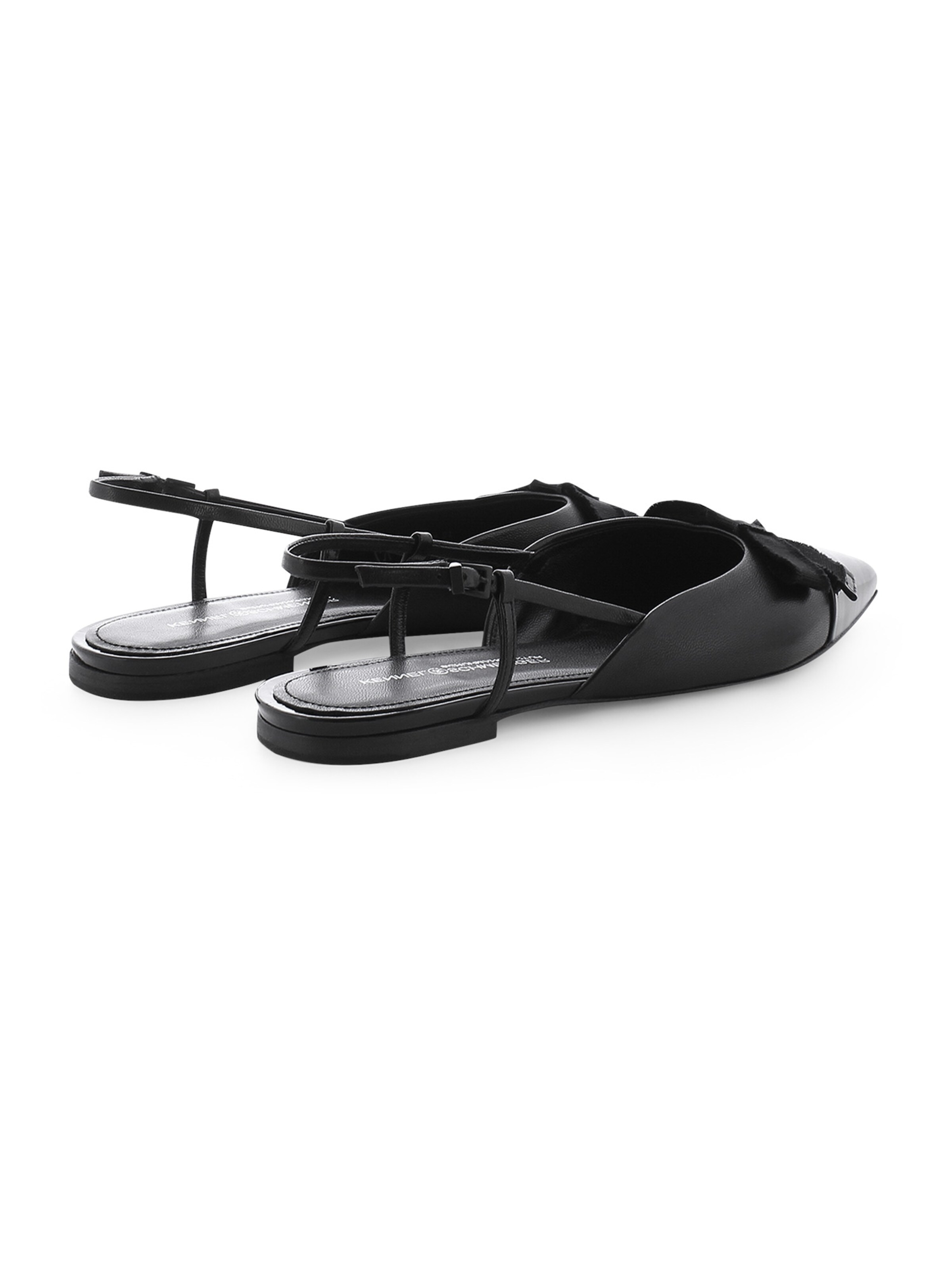 Ballerines à lanières 'Greta' Kennel & Schmenger en noir