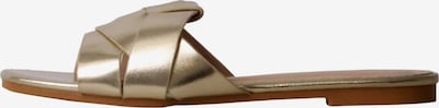 Super Mode Sandale 'Flache Sandalen zum Hineinschlüpfen von „La Bottine Souriante“' in 36 in gold, Produktansicht