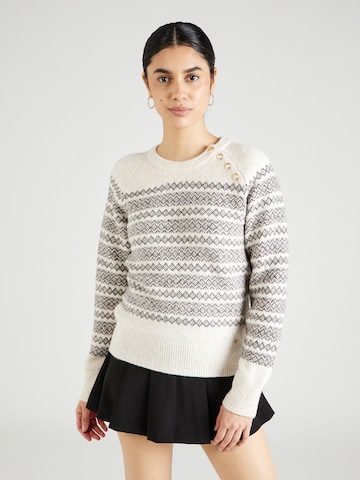 Pull-over 'Christine' Lindex en beige : devant