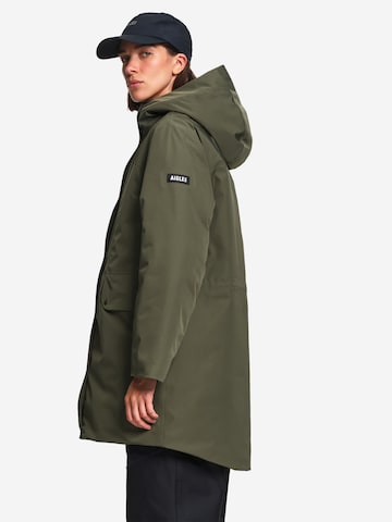 Parka mi-saison AIGLE en vert : sur le côté