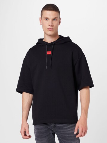 HUGO Sweatshirt 'Dresley232' in Black: front