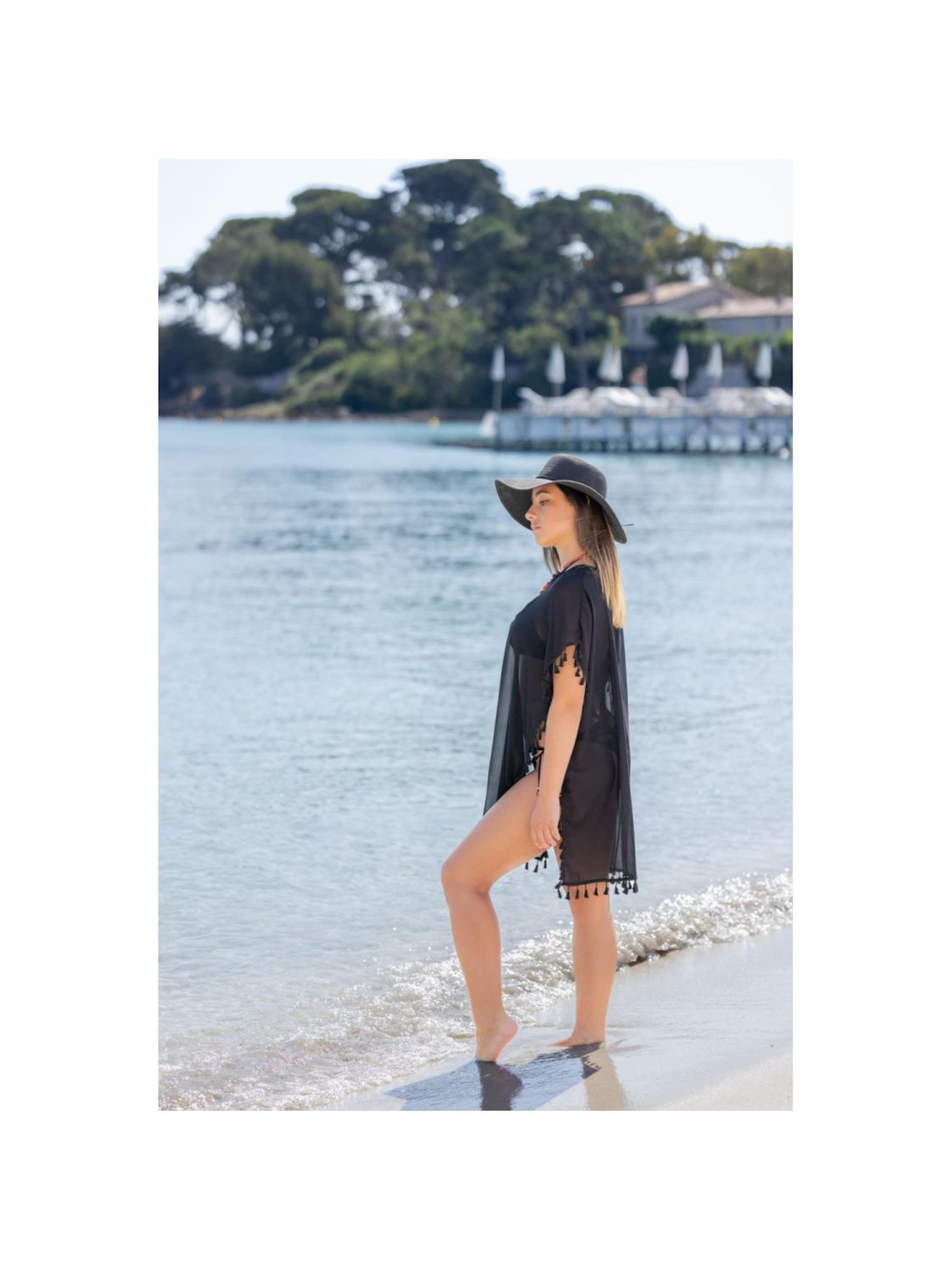 alberto cabale Beach Dress in Black