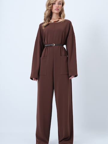 Combinaison Trend Alaçatı Stili en marron