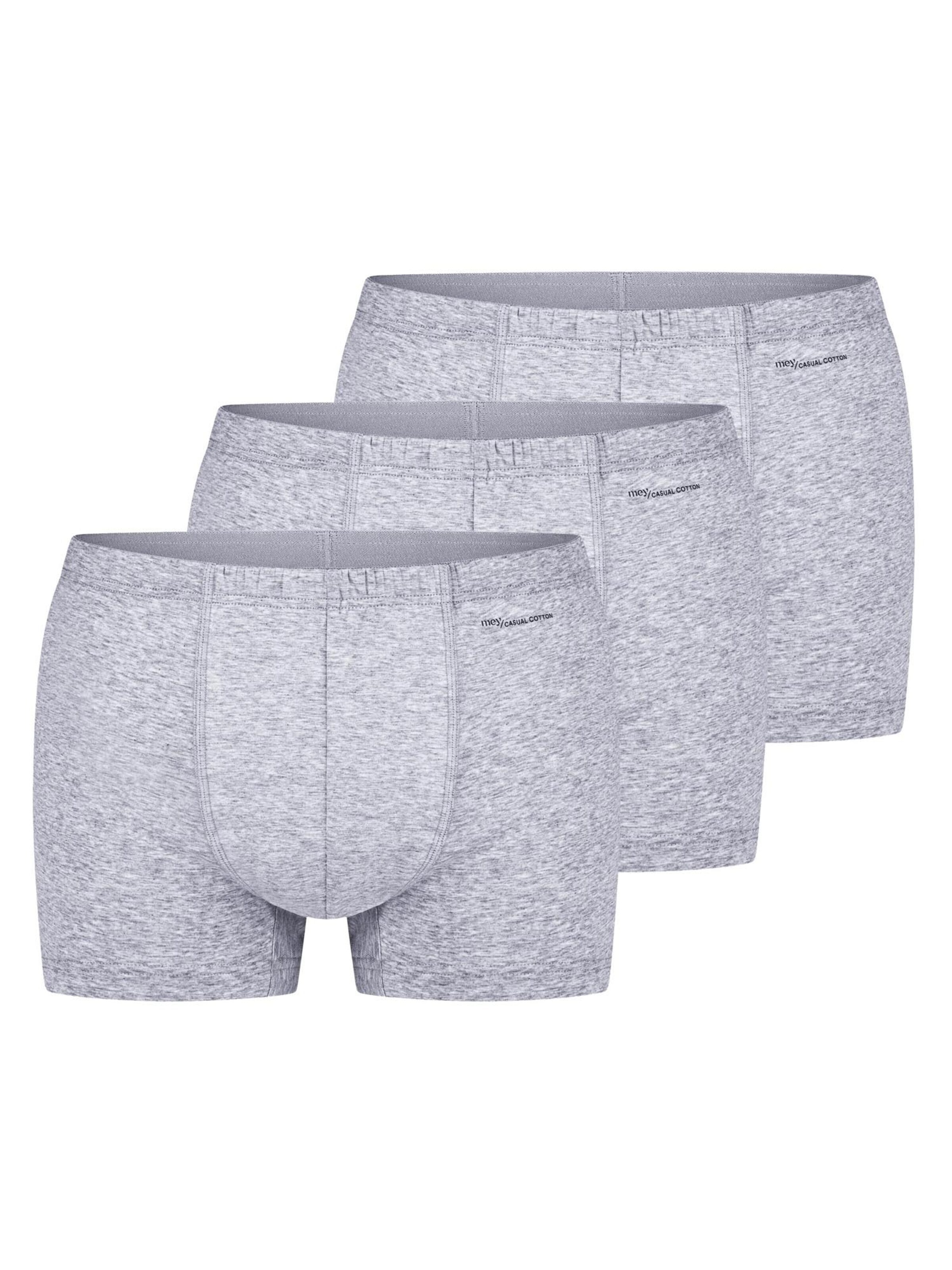 Mey Boxer shorts 'Casual Cotton' in Grey: front