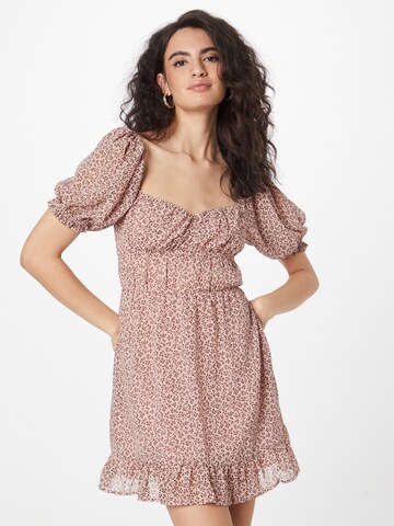 HOLLISTER Summer Dress in Pink: front