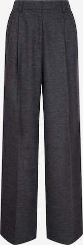 Pantalon à plis SEIDENSTICKER en gris : devant