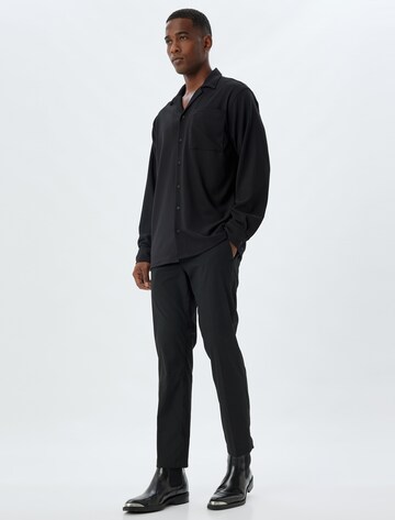 Koton Slim fit Overhemd in Zwart