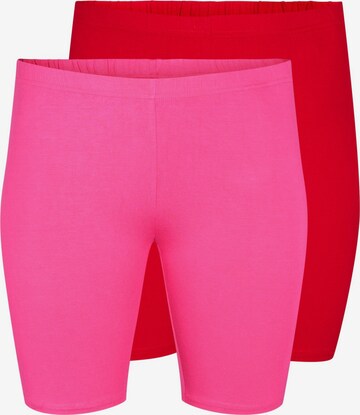 Zizzi Leggings in Pink: predná strana