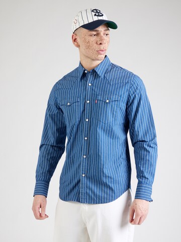 LEVI'S ® Средняя посадка Рубашка 'BARSTOW WESTERN' в Синий: спереди