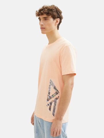 TOM TAILOR DENIM T-Shirt in Orange