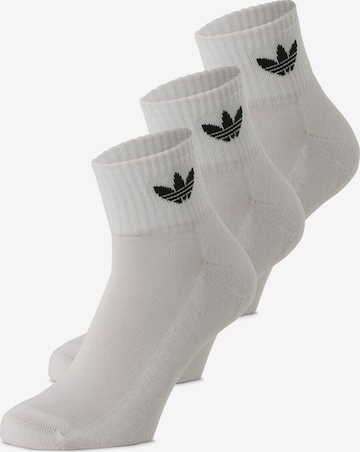 Calzino di ADIDAS ORIGINALS in bianco: frontale