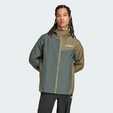ADIDAS TERREX Outdoor jacket in Grey: front