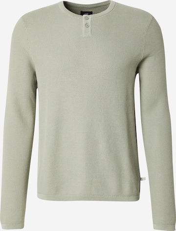 Pull-over QS en vert : devant