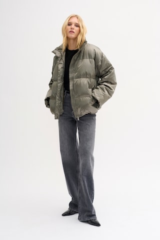 My Essential Wardrobe Winterjas 'Glossy' in Groen