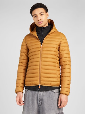 SAVE THE DUCK Between-season jacket in Brown: front