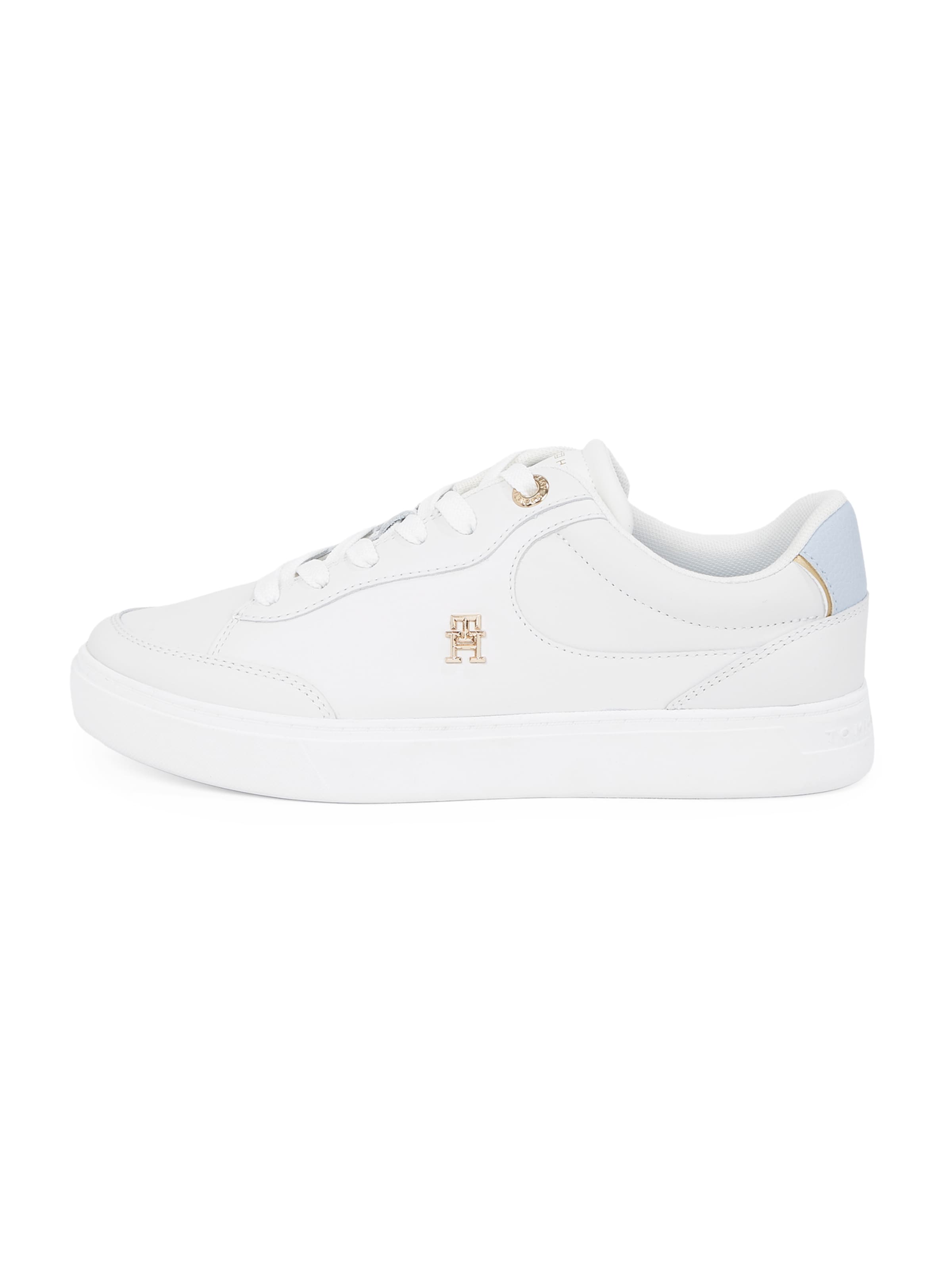 Sneaker bassa 'Essential Chic Court' di TOMMY HILFIGER in bianco: frontale