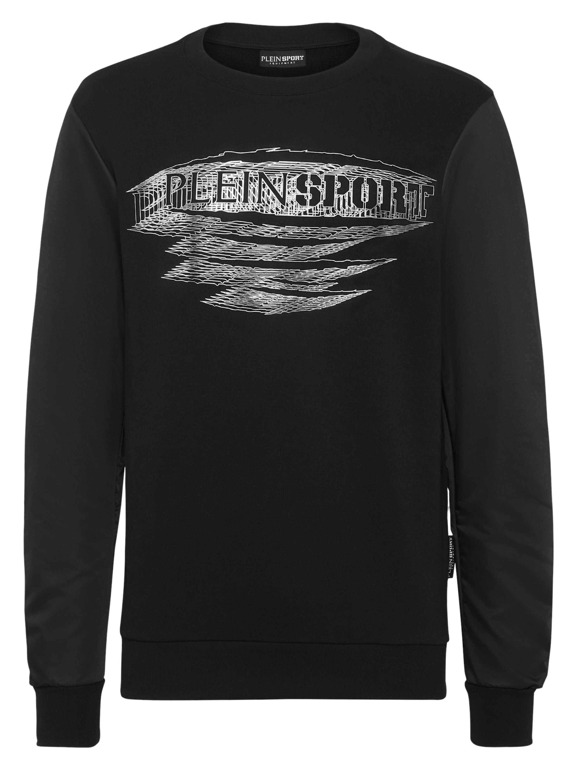 Felpa di Plein Sport in nero: frontale