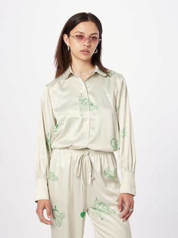 Hosbjerg Blouse 'Killa Gastro' in Beige: voorkant