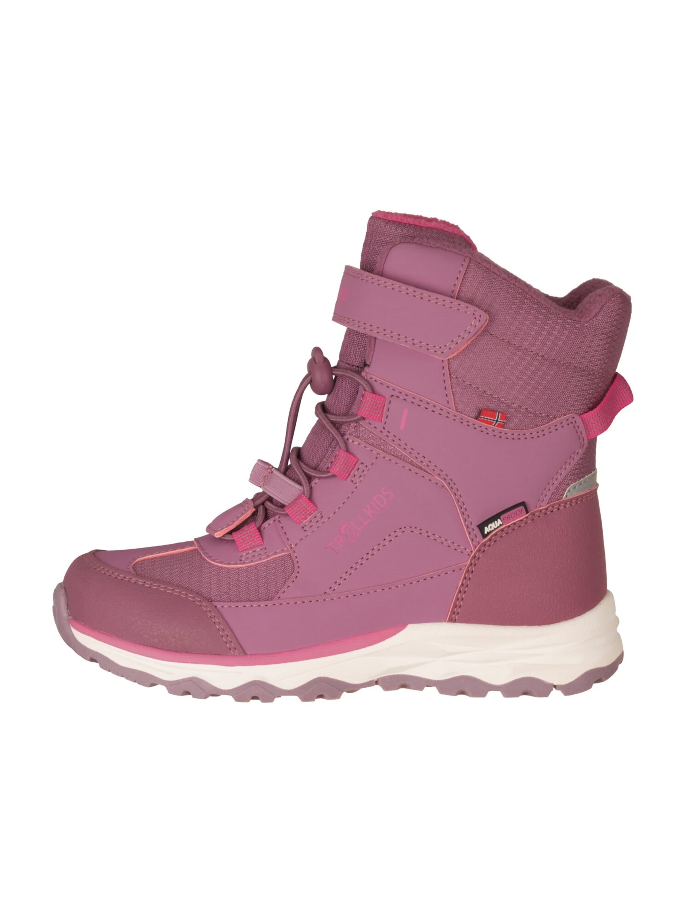 TROLLKIDS Snow boots 'Hafjell XT' in Purple: front