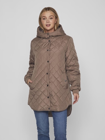 VILA Between-Season Jacket 'Tate' in Brown: front