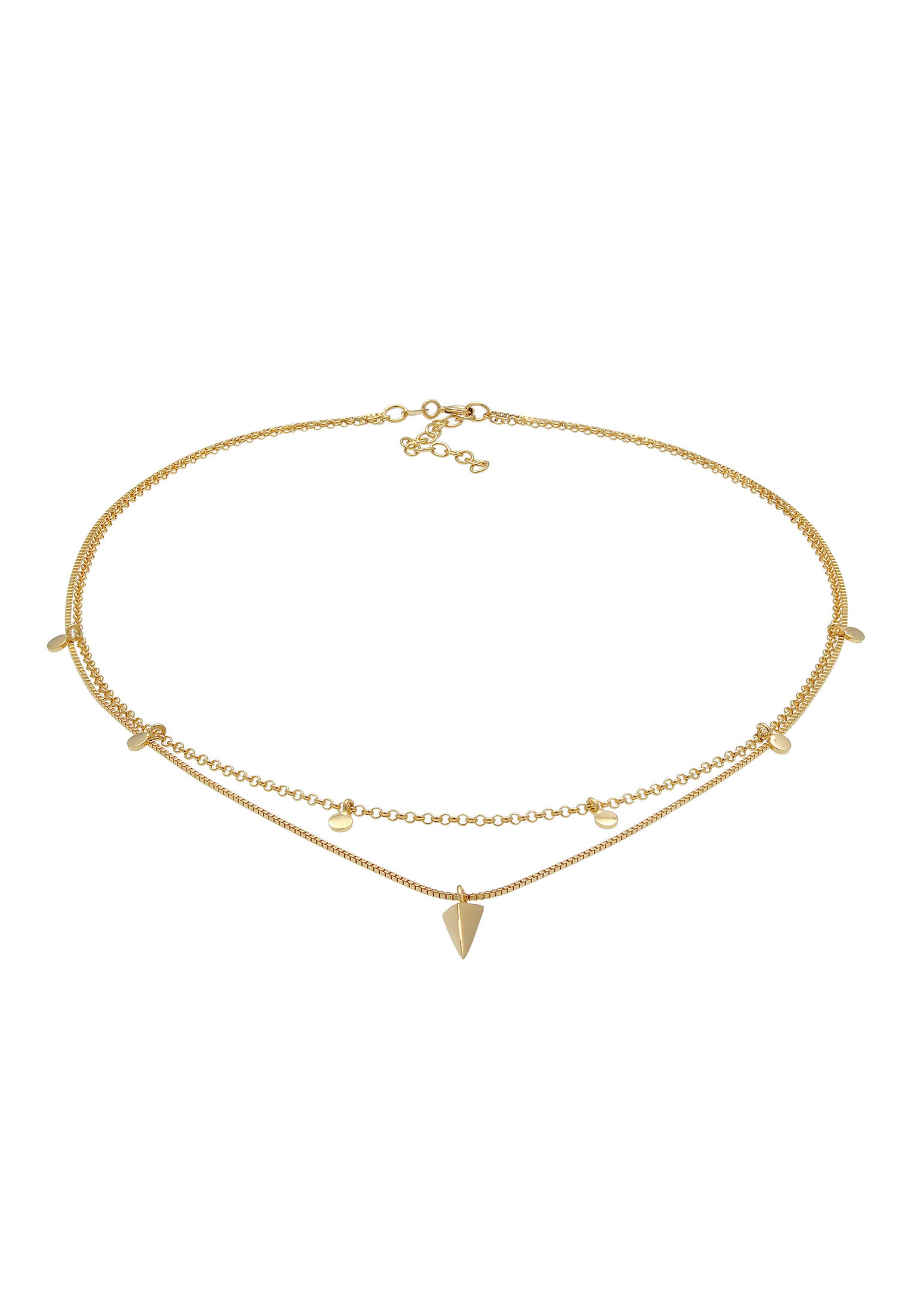 ELLI Kette in Gold: Vorderseite