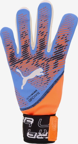 PUMA Athletic Gloves in Orange: front