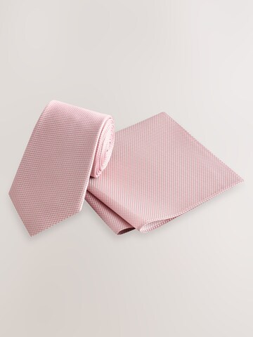 Cravate Next en rose : devant
