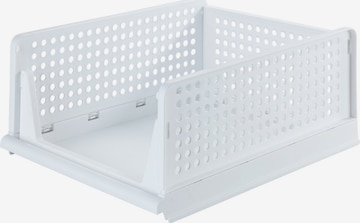 Wenko Box/Basket in White: front